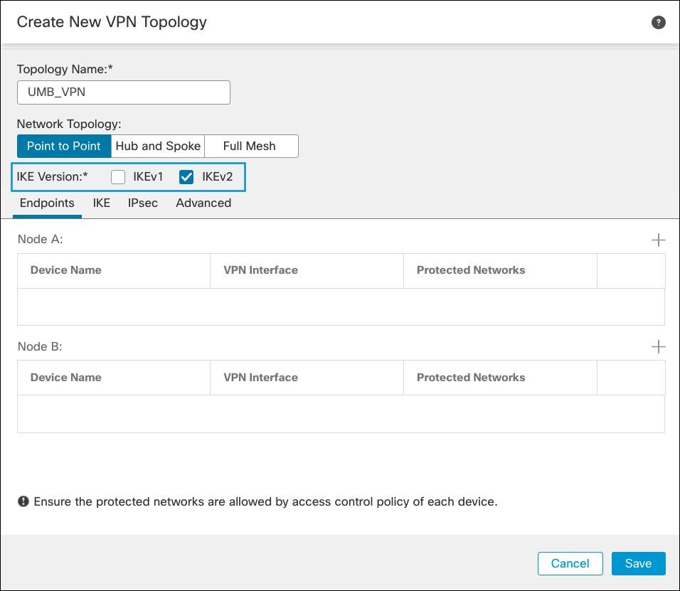 Configure Tunnels with Cisco Secure Firewall