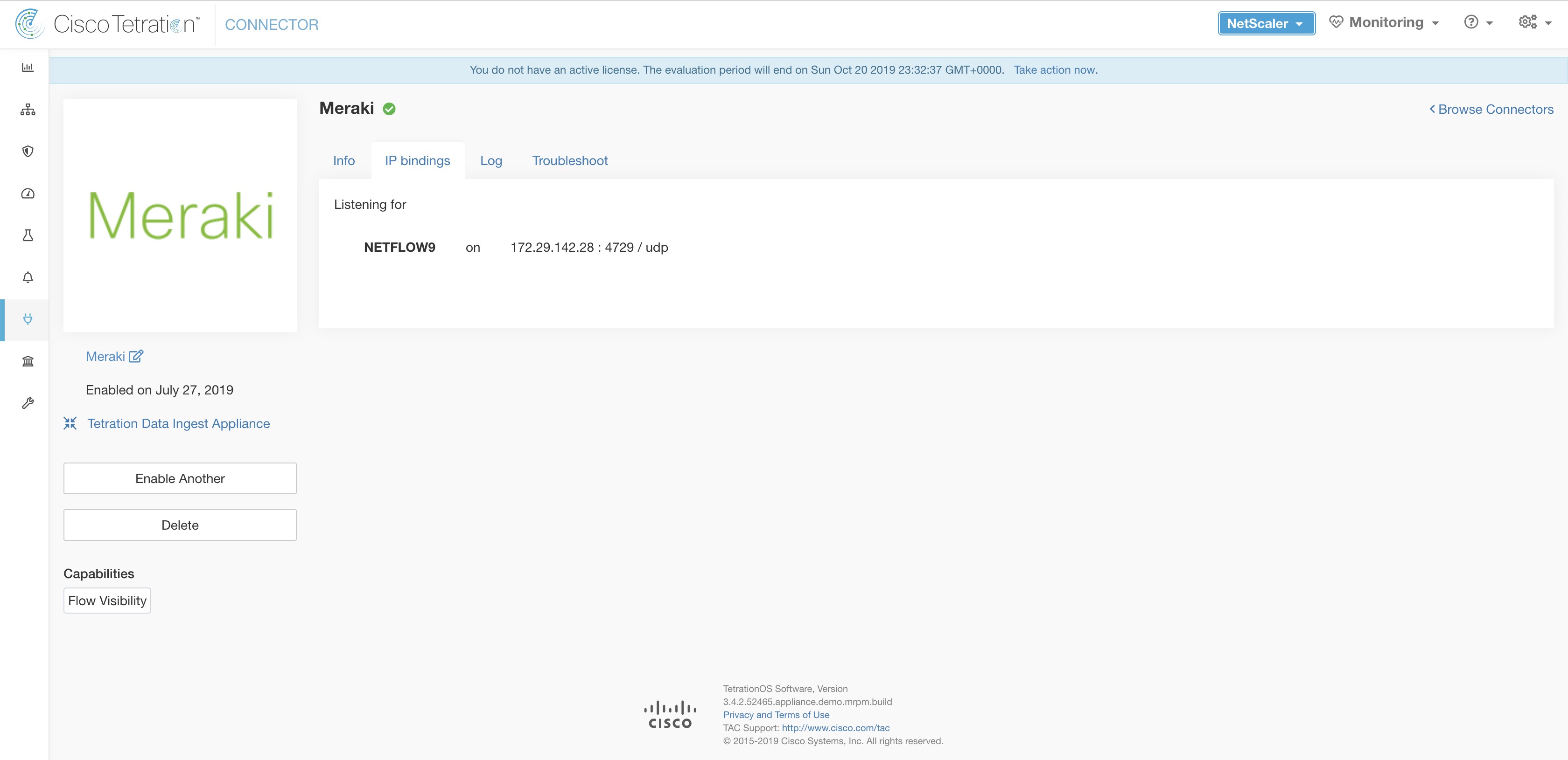Meraki connector