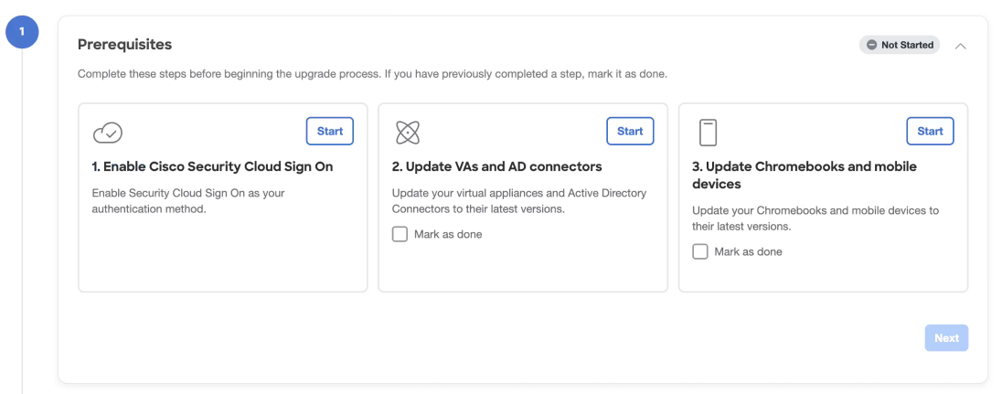 Upgrade to Cisco Secure Access Prerequisites